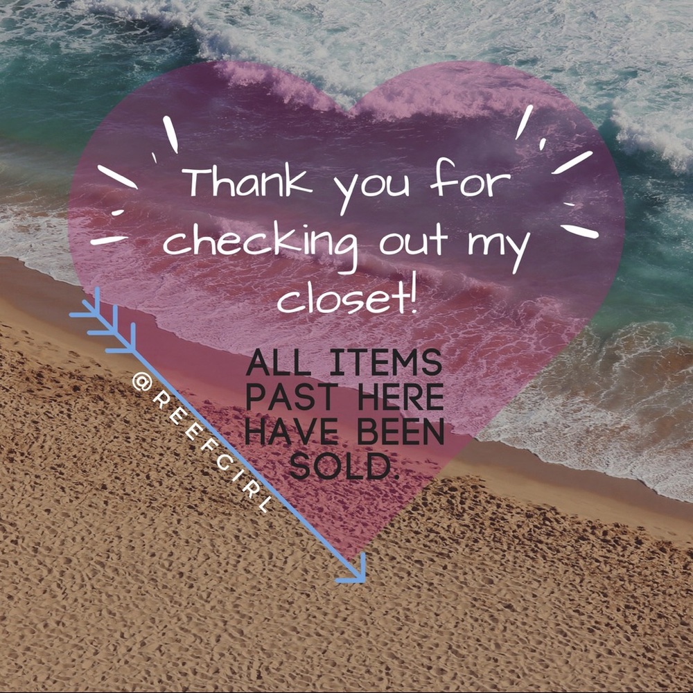 Thank you for checking out my closet!
